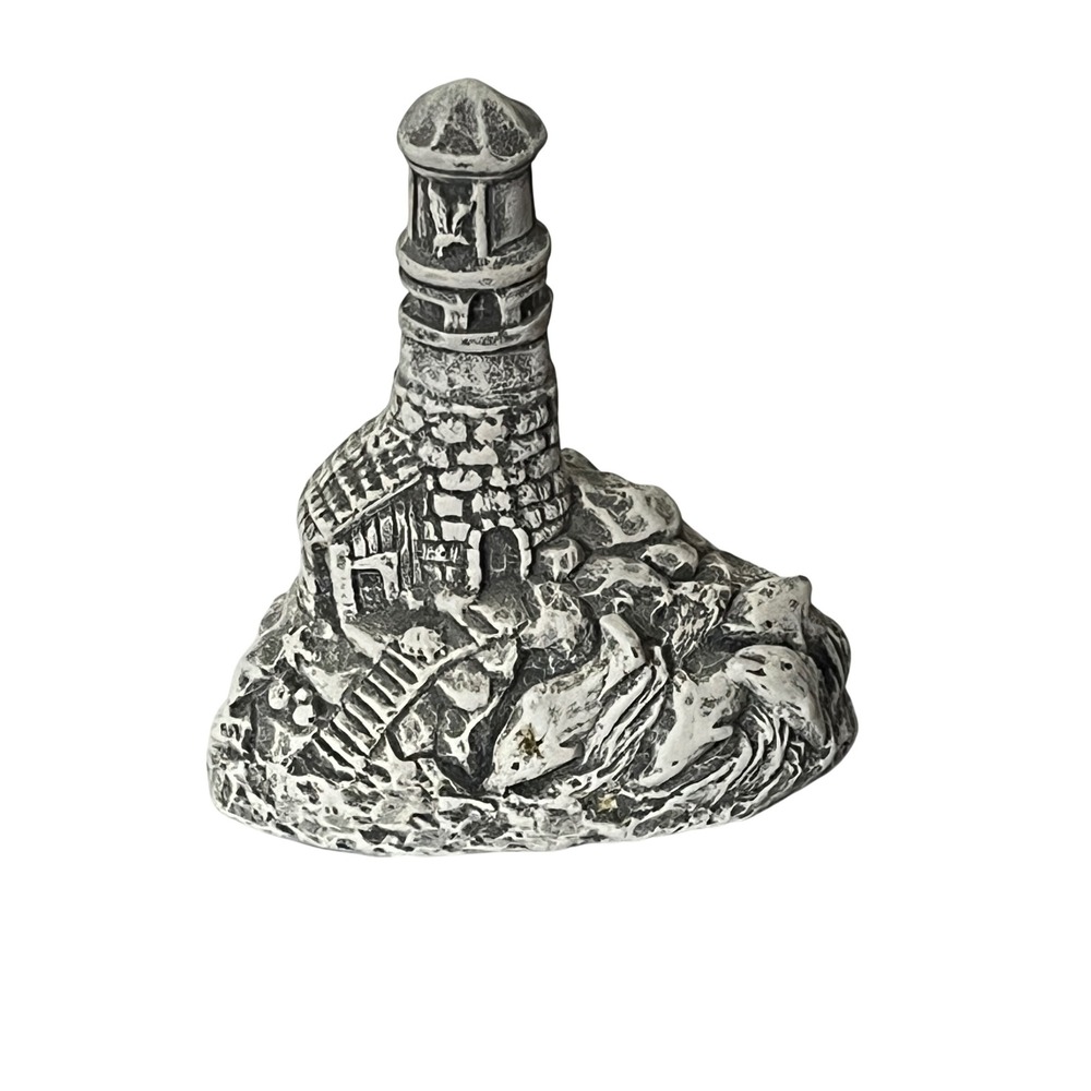 Mount St Helens Sculptures Lighthouse Figurine OS Grey Volcanic Ash Seattle Art